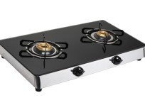 Glass Top LPG Stove – 02 Burner – Rectangular