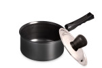 Hard Anodised Sauce Pan with Lid – 02 Ltrs