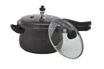 Hard Anodised Outer Lid Induction Comp.  Pressure Cooker – 05 Ltrs – Belly