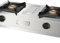 Stainless Steel LPG Stove – 02 Burner – Ideal