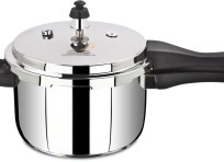 Stainless Steel Encapsulated Bottom Outer Lid Pressure Cooker – 12 Ltrs