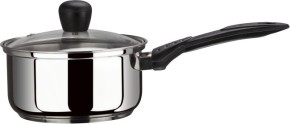 Stainless Steel Encapsulated Bottom Sauce Pan with Glass Lid – 03 Ltrs / 24 cm